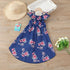 Summer girls fashion ruffled skirt